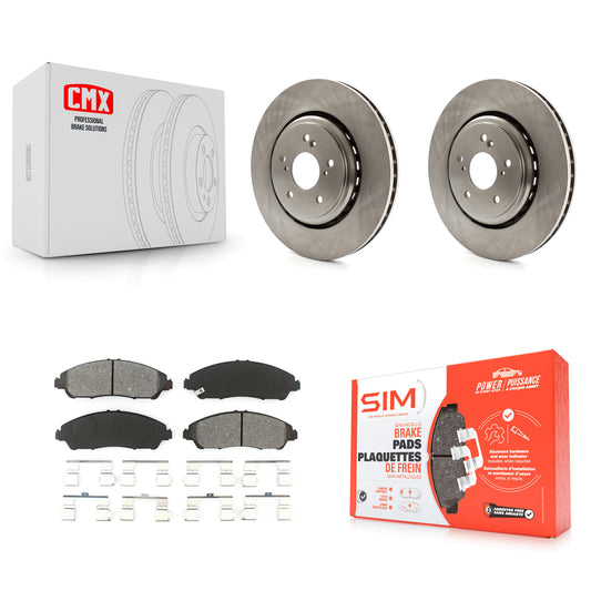 [Avant] Kit de Disque et plaquette (semi-métallique) de frein pour 2014-2016 Acura MDX K8S-100647