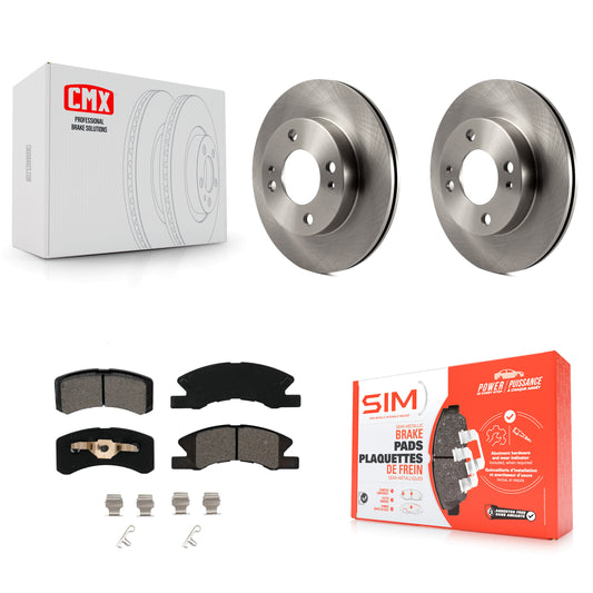 [Avant] Kit de Disque et plaquette (semi-métallique) de frein pour 2014-2015 Mitsubishi Mirage K8S-100649