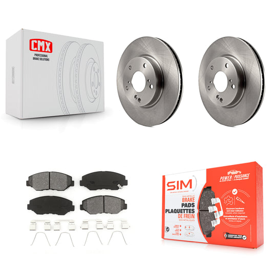 [Avant] Kit de Disque et plaquette (semi-métallique) de frein pour Honda Civic K8S-100668