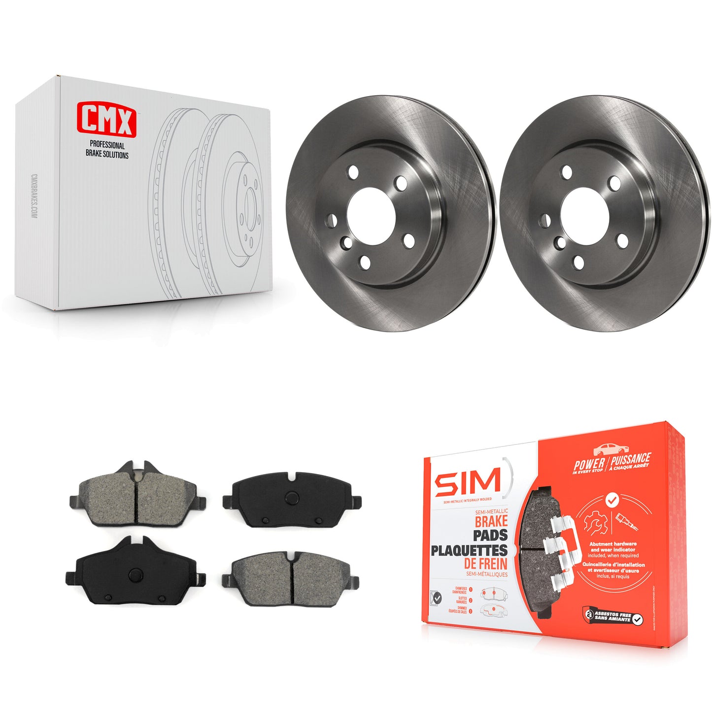 [Avant] Kit de Disque et plaquette (semi-métallique) de frein pour Mini Cooper K8S-100669