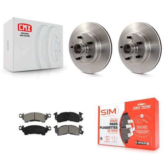 [Avant] Kit de Disque et plaquette (semi-métallique) de frein pour Chevrolet Astro GMC Safari K8S-100681