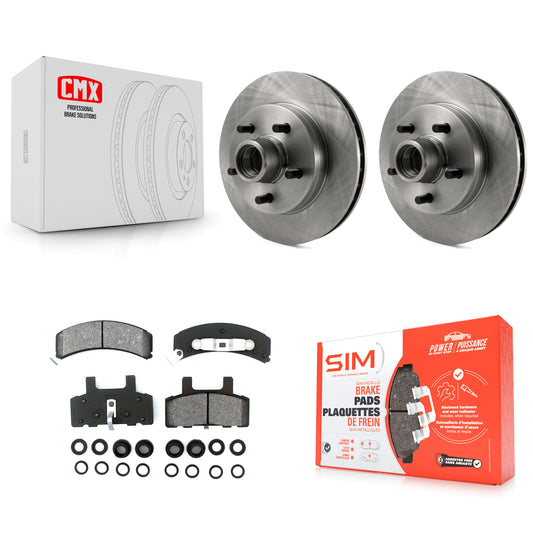 [Avant] Kit de Disque et plaquette (semi-métallique) de frein pour Chevrolet C1500 GMC Tahoe Suburban Yukon Express 1500 Savana K8S-100682