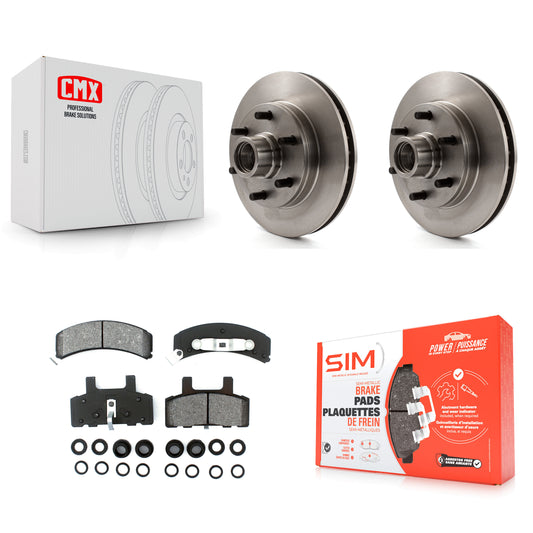 [Avant] Kit de Disque et plaquette (semi-métallique) de frein pour Chevrolet C2500 Express 2500 GMC Savana K8S-100685