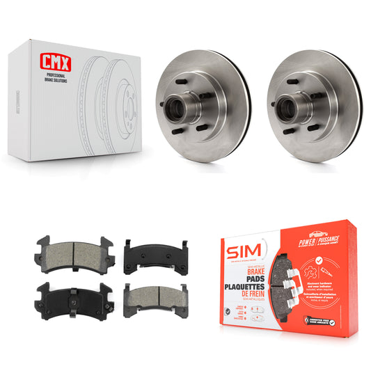 [Avant] Kit de Disque et plaquette (semi-métallique) de frein pour 2003 Chevrolet S10 GMC Sonoma RWD K8S-100689