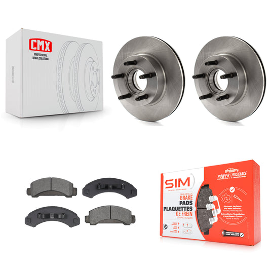 [Avant] Kit de Disque et plaquette (semi-métallique) de frein pour Ford Ranger Explorer Mazda B4000 B3000 Bronco II Navajo K8S-100695
