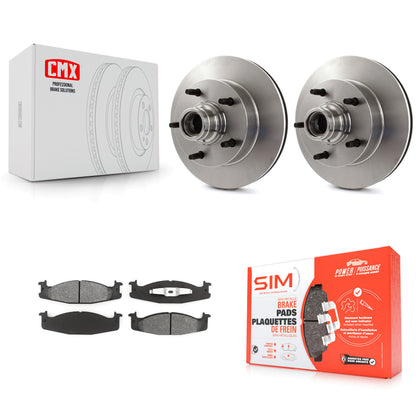 [Avant] Kit de Disque et plaquette (semi-métallique) de frein pour Ford F-150 E-150 Econoline K8S-100696