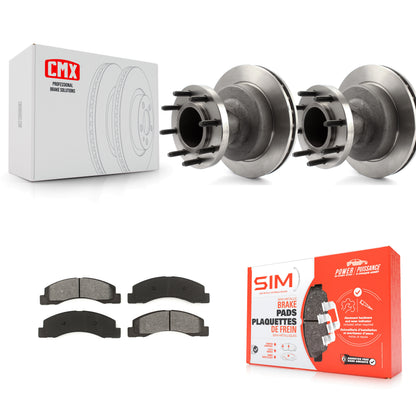 [Avant] Kit de Disque et plaquette (semi-métallique) de frein pour Ford F-350 Super Duty avec Dual Rear Wheels K8S-100712