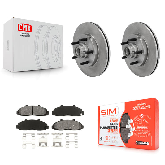[Avant] Kit de Disque et plaquette (semi-métallique) de frein pour 2002-2003 Lincoln Blackwood K8S-100717