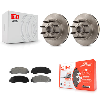 [Avant] Kit de Disque et plaquette (semi-métallique) de frein pour 2005-2007 Ford F-250 Super Duty F-350 RWD K8S-100724