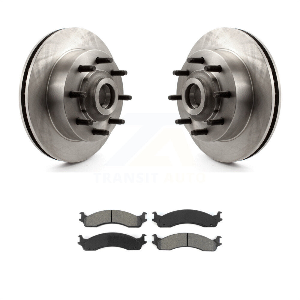 [Avant] Kit de Disque et plaquette (semi-métallique) de frein pour Dodge Ram 2500 3500 Van B3500 B2500 K8S-100742 par Transit Auto