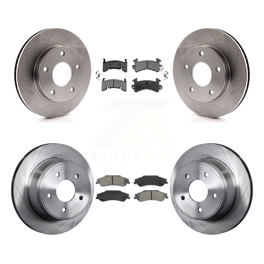 [Avant + Arrière] Kit de Disque et plaquette (semi-métallique) de frein pour 1997 Chevrolet S10 GMC Sonoma 4WD K8S-100745