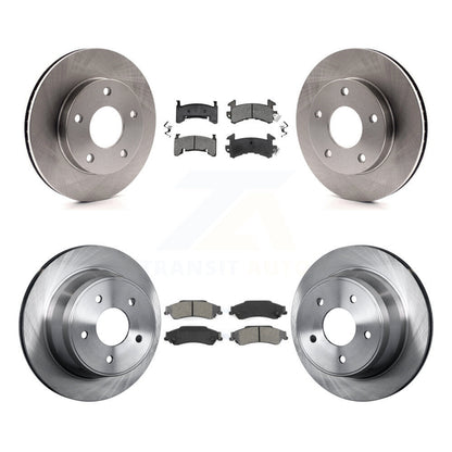 [Avant + Arrière] Kit de Disque et plaquette (semi-métallique) de frein pour 1997 Chevrolet S10 GMC Sonoma 4WD K8S-100745