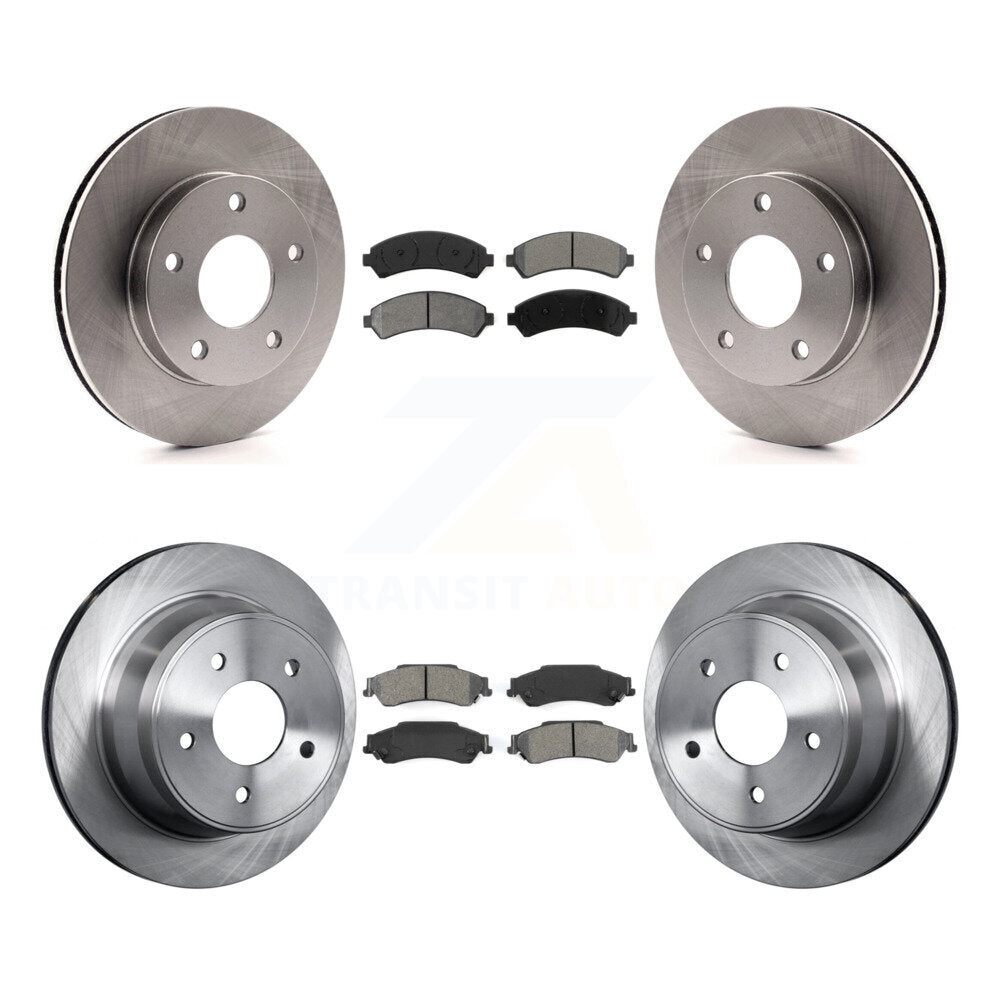 [Avant + Arrière] Kit de Disque et plaquette (semi-métallique) de frein pour 1997 Chevrolet Blazer GMC Jimmy K8S-100746