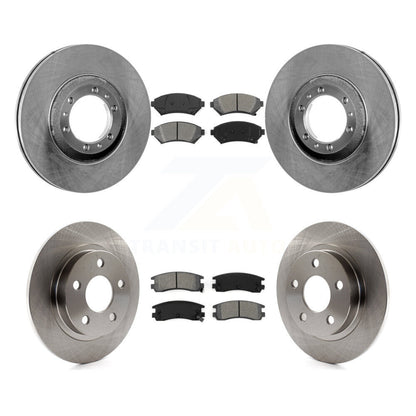 [Avant + Arrière] Kit de Disque et plaquette (semi-métallique) de frein pour 2000-2005 Buick LeSabre Pontiac Bonneville K8S-100750