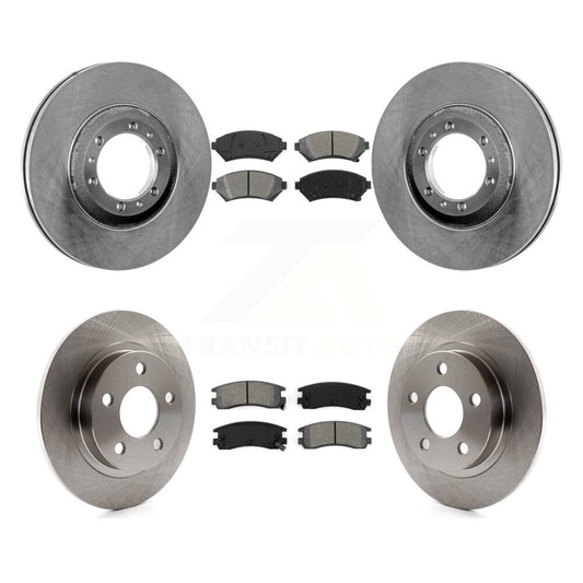 [Avant + Arrière] Kit de Disque et plaquette (semi-métallique) de frein pour 2000-2005 Buick LeSabre Pontiac Bonneville K8S-100750