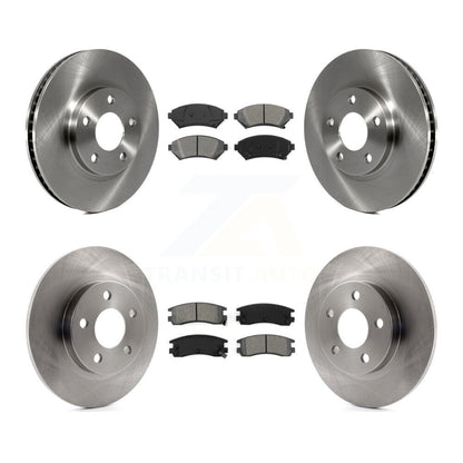 [Avant + Arrière] Kit de Disque et plaquette (semi-métallique) de frein pour Cadillac DeVille Buick Park Avenue K8S-100752