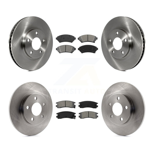 [Avant + Arrière] Kit de Disque et plaquette (semi-métallique) de frein pour Cadillac DeVille Buick Park Avenue K8S-100752