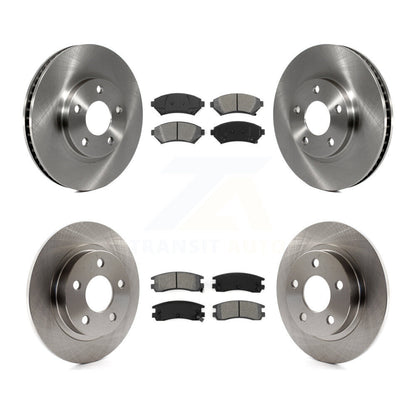 [Avant + Arrière] Kit de Disque et plaquette (semi-métallique) de frein pour Buick LeSabre Park Avenue Pontiac Bonneville Oldsmobile Aurora Cadillac Eldorado K8S-100753
