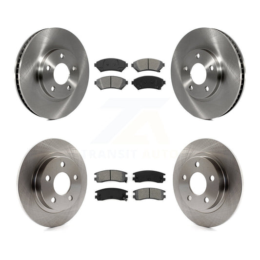 [Avant + Arrière] Kit de Disque et plaquette (semi-métallique) de frein pour Buick LeSabre Park Avenue Pontiac Bonneville Oldsmobile Aurora Cadillac Eldorado K8S-100753