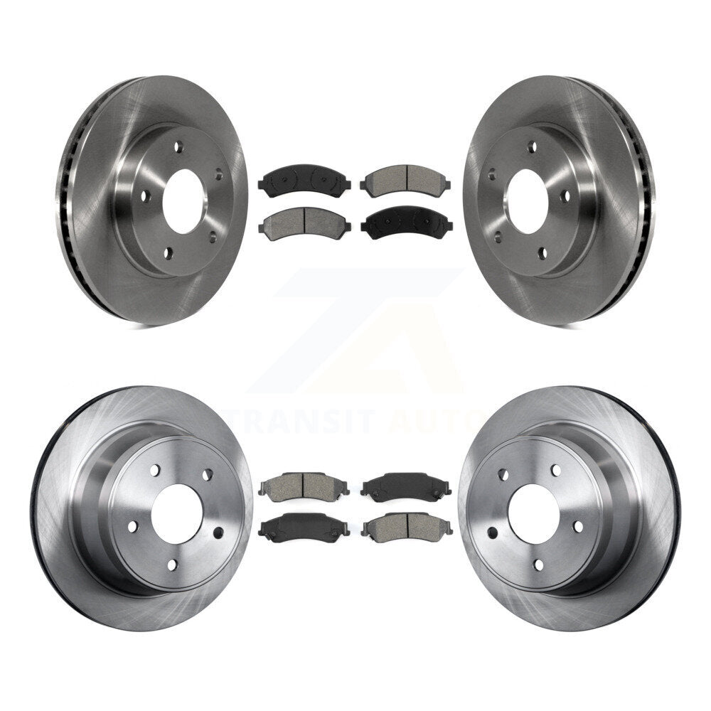 [Avant + Arrière] Kit de Disque et plaquette (semi-métallique) de frein pour Chevrolet S10 Blazer GMC Sonoma Jimmy Oldsmobile Bravada Isuzu Hombre K8S-100755