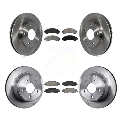 [Avant + Arrière] Kit de Disque et plaquette (semi-métallique) de frein pour Chevrolet S10 Blazer GMC Sonoma Jimmy Oldsmobile Bravada Isuzu Hombre K8S-100755