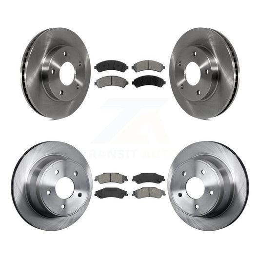 [Avant + Arrière] Kit de Disque et plaquette (semi-métallique) de frein pour Chevrolet S10 Blazer GMC Sonoma Jimmy Oldsmobile Bravada Isuzu Hombre K8S-100755