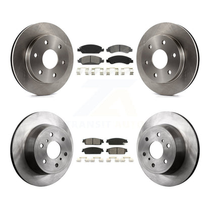[Avant + Arrière] Kit de Disque et plaquette (semi-métallique) de frein pour 2007 GMC Sierra 1500 rear brakes K8S-100756