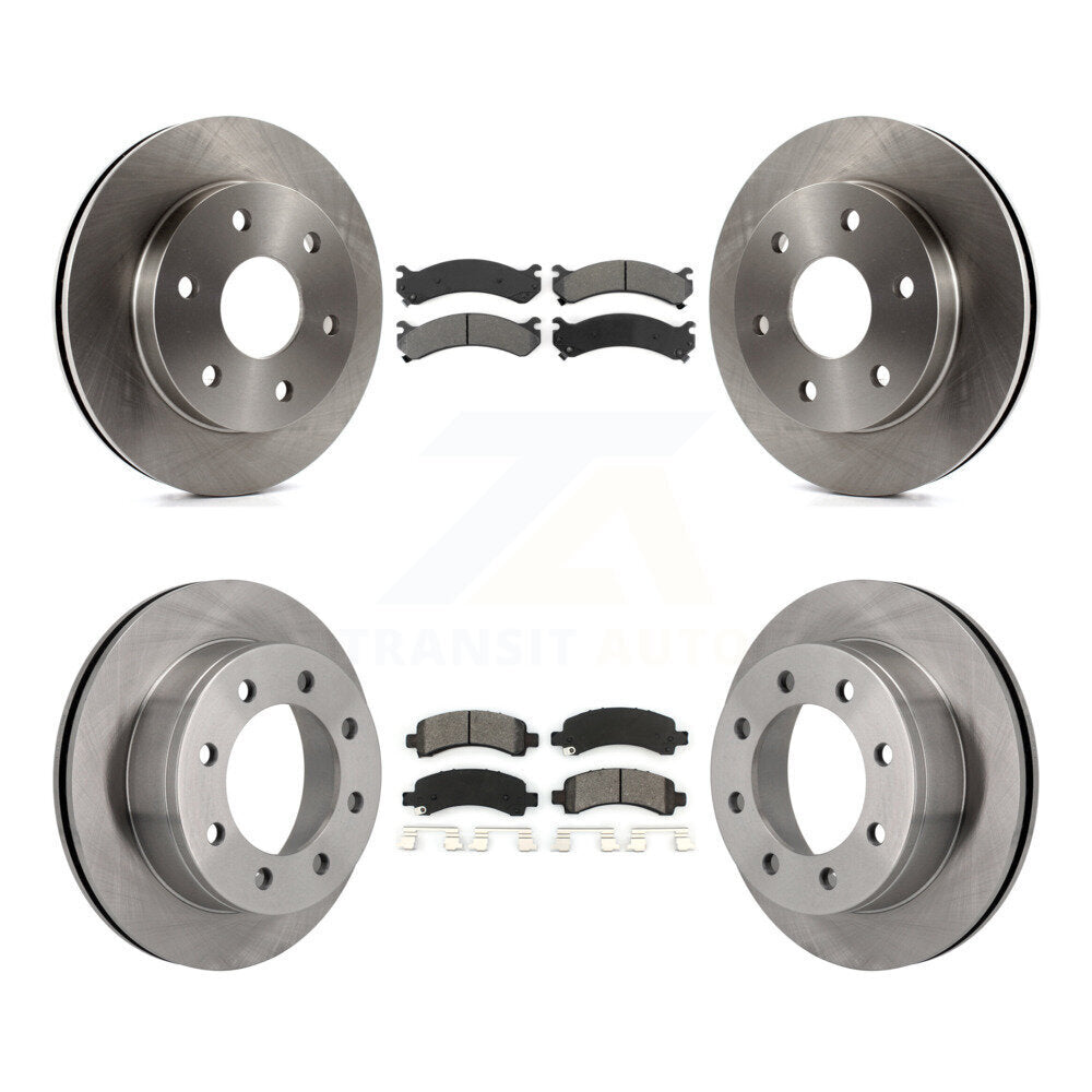 [Avant + Arrière] Kit de Disque et plaquette (semi-métallique) de frein pour 2006 Chevrolet Express 2500 GMC Savana K8S-100757