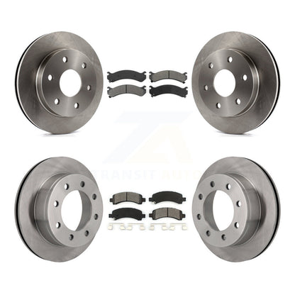 [Avant + Arrière] Kit de Disque et plaquette (semi-métallique) de frein pour 2006 Chevrolet Express 2500 GMC Savana K8S-100757