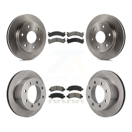 [Avant + Arrière] Kit de Disque et plaquette (semi-métallique) de frein pour 2006 Chevrolet Express 2500 GMC Savana K8S-100757