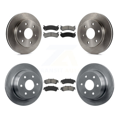 [Avant + Arrière] Kit de Disque et plaquette (semi-métallique) de frein pour Chevrolet Silverado 1500 GMC Sierra Classic Suburban Tahoe Astro Yukon XL Safari K8S-100760