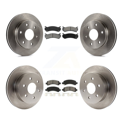 [Avant + Arrière] Kit de Disque et plaquette (semi-métallique) de frein pour 2003-2005 Chevrolet Express 2500 GMC Savana K8S-100766