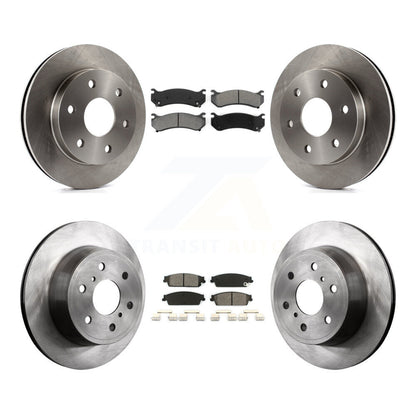 [Avant + Arrière] Kit de Disque et plaquette (semi-métallique) de frein pour 2007 Chevrolet Silverado 1500 rear brakes K8S-100767
