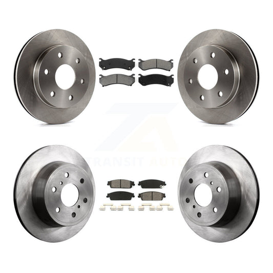 [Avant + Arrière] Kit de Disque et plaquette (semi-métallique) de frein pour 2007 Chevrolet Silverado 1500 rear brakes K8S-100767
