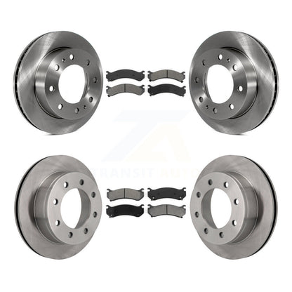 [Avant + Arrière] Kit de Disque et plaquette (semi-métallique) de frein pour Chevrolet Silverado 2500 HD GMC Sierra 3500 Classic Suburban Yukon XL Avalanche K8S-100769