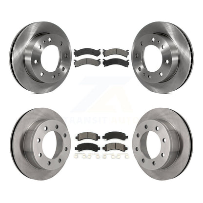 [Avant + Arrière] Kit de Disque et plaquette (semi-métallique) de frein pour Chevrolet Express 2500 GMC Savana K8S-100770