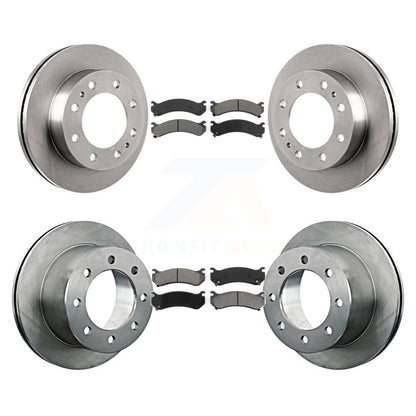 [Avant + Arrière] Kit de Disque et plaquette (semi-métallique) de frein pour 2007 GMC Sierra 3500 Classic avec 12000 Lb GVW K8S-100776