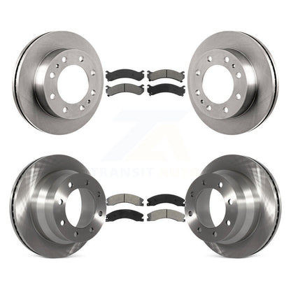 [Avant + Arrière] Kit de Disque et plaquette (semi-métallique) de frein pour Chevrolet Express 4500 GMC Savana K8S-100778