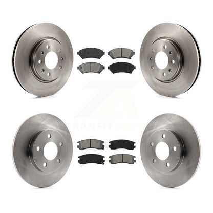 [Avant + Arrière] Kit de Disque et plaquette (semi-métallique) de frein pour 2003-2004 Cadillac Seville avec Solid Rotor K8S-100783