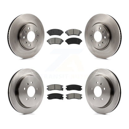[Avant + Arrière] Kit de Disque et plaquette (semi-métallique) de frein pour 2003-2004 Cadillac Seville avec Vented Rotor K8S-100784