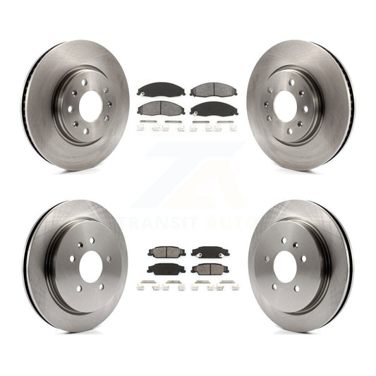 [Avant + Arrière] Kit de Disque et plaquette (semi-métallique) de frein pour Cadillac CTS STS K8S-100785
