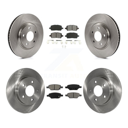 [Avant + Arrière] Kit de Disque et plaquette (semi-métallique) de frein pour 2010 Pontiac G5 avec Brakes K8S-100790