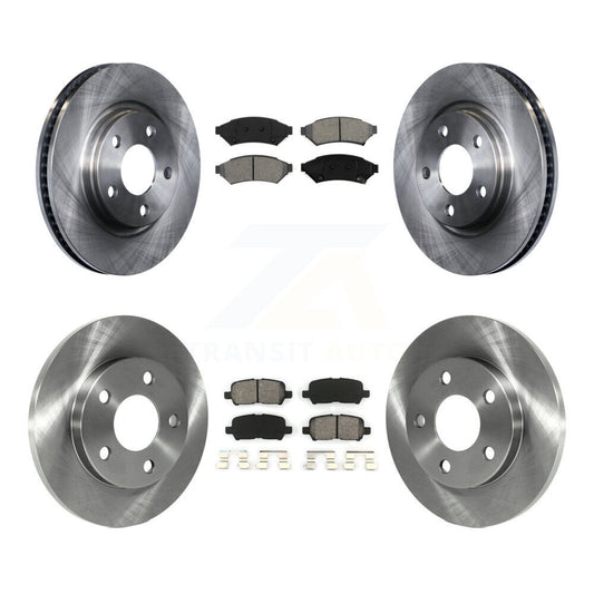 [Avant + Arrière] Kit de Disque et plaquette (semi-métallique) de frein pour Pontiac Grand Prix Buick LaCrosse Allure K8S-100792