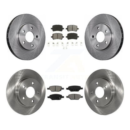 [Avant + Arrière] Kit de Disque et plaquette (semi-métallique) de frein pour Chevrolet Malibu Pontiac G6 avec 276mm Diameter Rotor K8S-100794