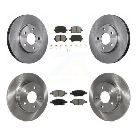 [Avant + Arrière] Kit de Disque et plaquette (semi-métallique) de frein pour Chevrolet Malibu Pontiac G6 avec 276mm Diameter Rotor K8S-100794