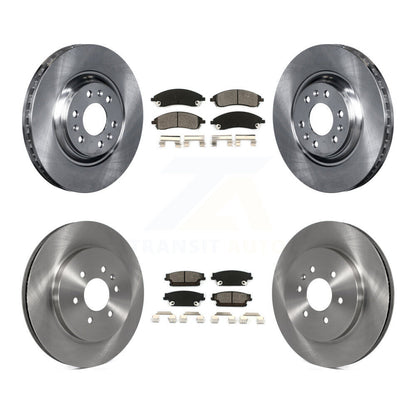 [Avant + Arrière] Kit de Disque et plaquette (semi-métallique) de frein pour Cadillac SRX K8S-100795