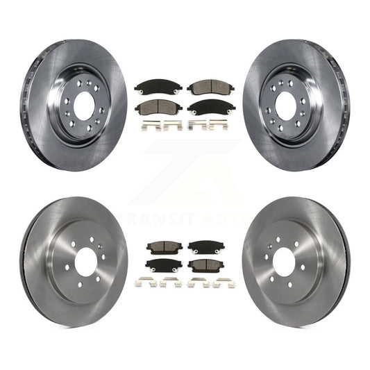 [Avant + Arrière] Kit de Disque et plaquette (semi-métallique) de frein pour Cadillac SRX K8S-100795
