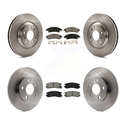 [Avant + Arrière] Kit de Disque et plaquette (semi-métallique) de frein pour 2004 Pontiac Bonneville GXP K8S-100796