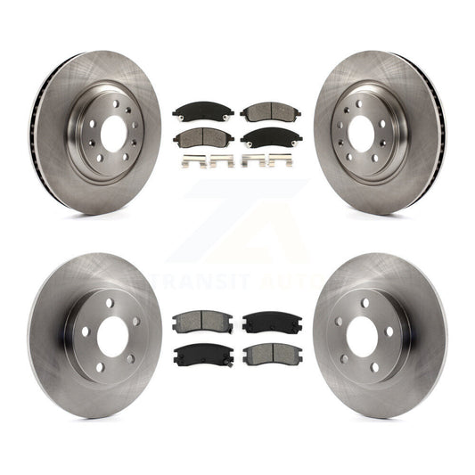 [Avant + Arrière] Kit de Disque et plaquette (semi-métallique) de frein pour 2004 Pontiac Bonneville GXP K8S-100796
