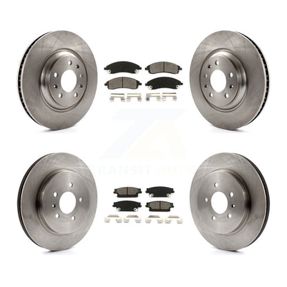[Avant + Arrière] Kit de Disque et plaquette (semi-métallique) de frein pour Cadillac CTS STS K8S-100797